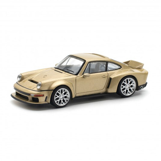 PORSCHE SINGER DLS TURBO (ROAD) GOUD POP RACE 1:64