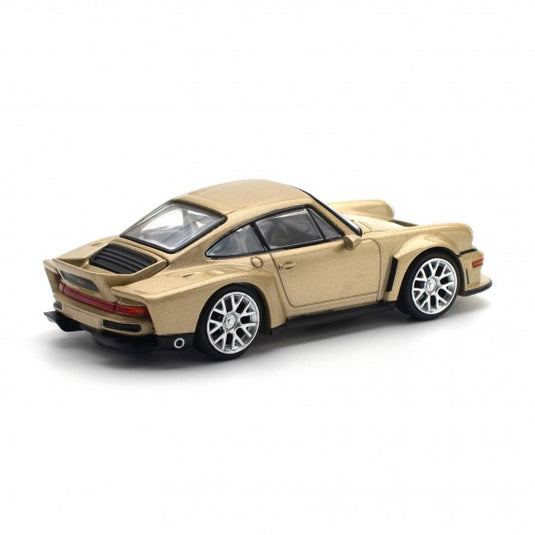 PORSCHE SINGER DLS TURBO (ROAD) GOUD POP RACE 1:64