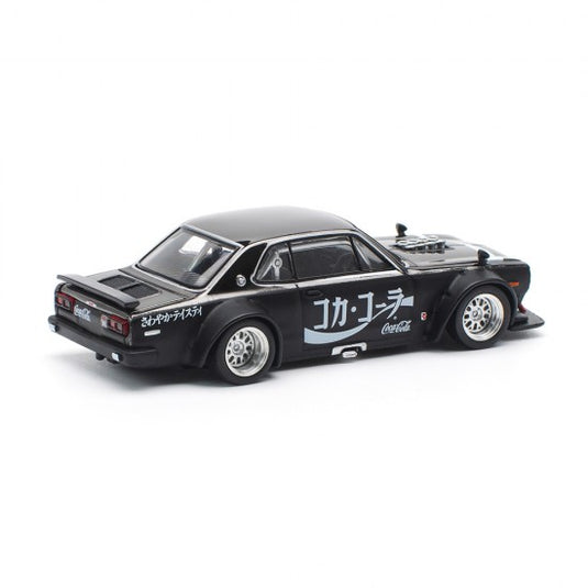 NISSAN SKYLINE GT-R DRIFT (HAKOSUKA) *COCA-COLA ZERO* JP NOIR CHROME POP RACE 1:64