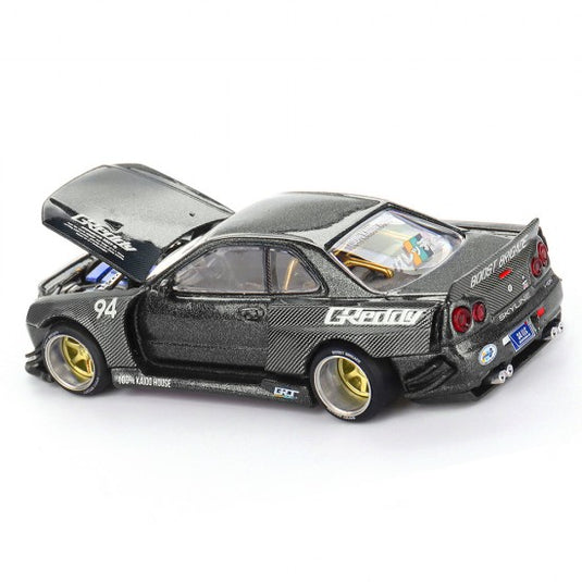 NISSAN SKYLINE GT-R (R34) KAIDO WORKS GREDDY V2 1999 MINI GT 1:64
