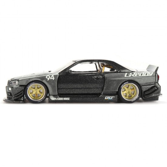 Chargez l'image dans la visionneuse de la galerie, NISSAN SKYLINE GT-R (R34) KAIDO WORKS GREDDY V2 1999 MINI GT 1:64
