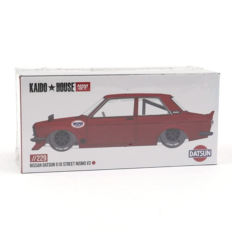 Chargez l'image dans la visionneuse de la galerie, DATSUN 510 KAIDO STREET NISMO V3 1969 MINI GT 1:64
