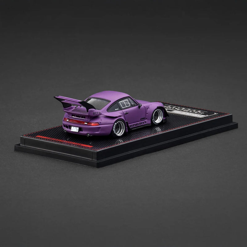Chargez l'image dans la visionneuse de la galerie, PORSCHE RWB 993 VIOLET MAT IGNITION MODEL 1:64
