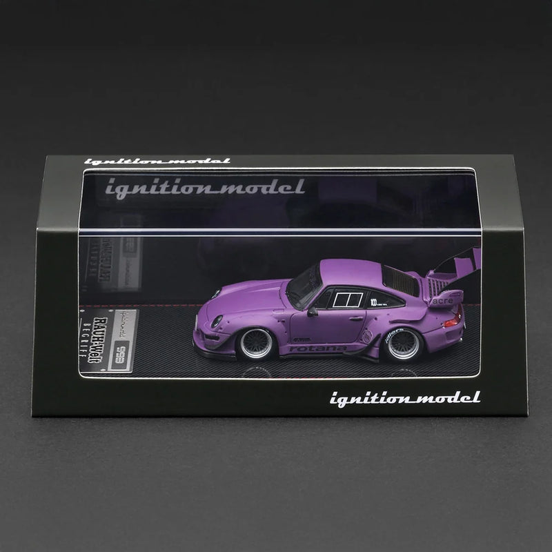 Chargez l'image dans la visionneuse de la galerie, PORSCHE RWB 993 VIOLET MAT IGNITION MODEL 1:64
