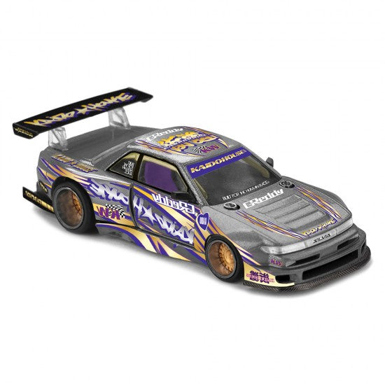 Chargez l'image dans la visionneuse de la galerie, NISSAN SILVIA S13-R KAIDO DRIFT V1 MINI GT 1:64
