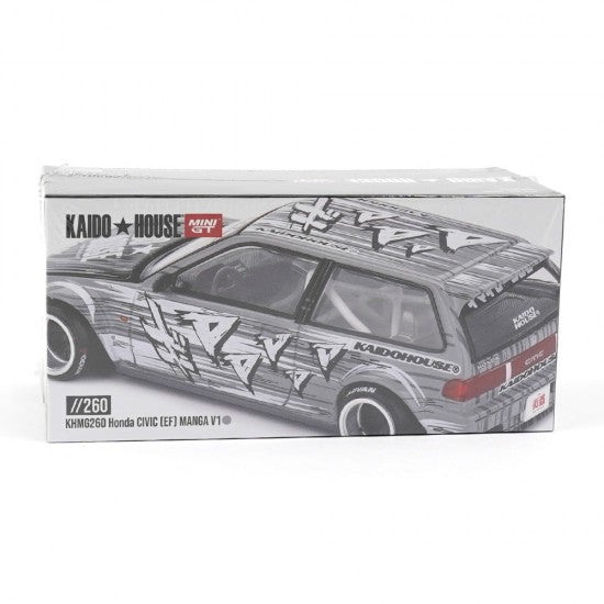 Chargez l'image dans la visionneuse de la galerie, HONDA CIVIC (EF) KAIDO MANGA V1 1987 MINI GT 1:64
