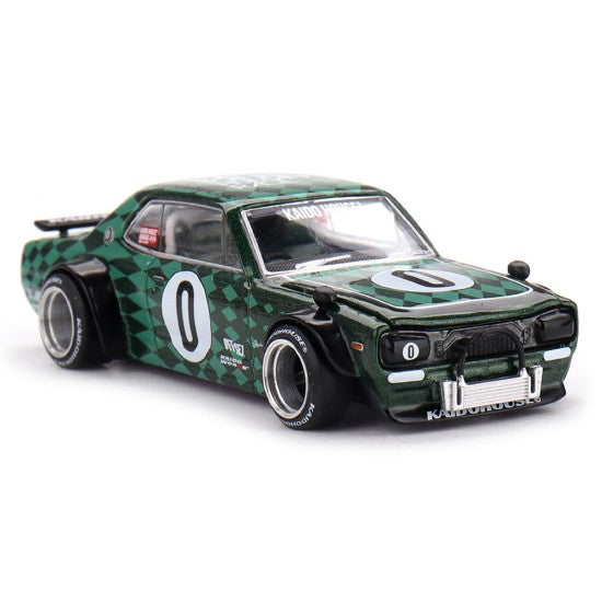 Laad de afbeelding in de Gallery-viewer, NISSAN SKYLINE GT-R (KPGC10) CORTEZ V1 1969 MINI GT 1:64
