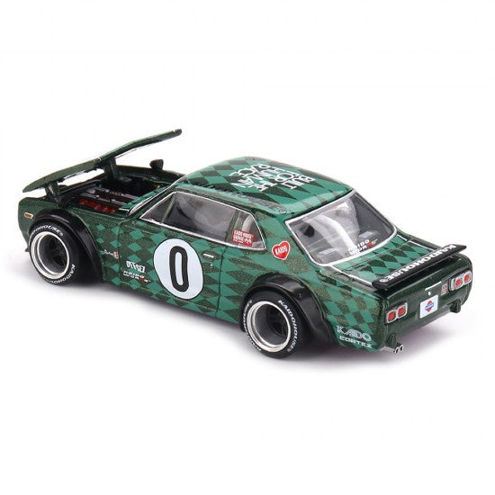 Laad de afbeelding in de Gallery-viewer, NISSAN SKYLINE GT-R (KPGC10) CORTEZ V1 1969 MINI GT 1:64
