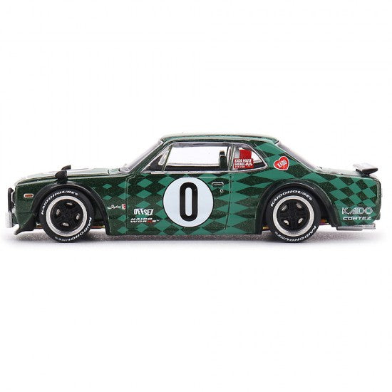 Laad de afbeelding in de Gallery-viewer, NISSAN SKYLINE GT-R (KPGC10) CORTEZ V1 1969 MINI GT 1:64
