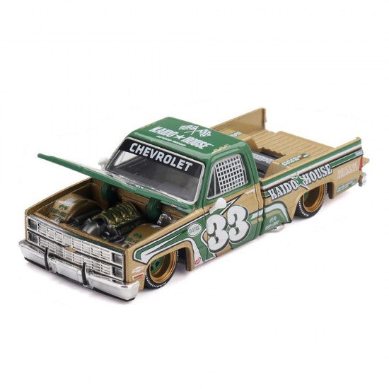 Chargez l'image dans la visionneuse de la galerie, CHEVROLET SILVERADO KAIDO INTIMIDATOR V2 1980 MINI GT 1:64

