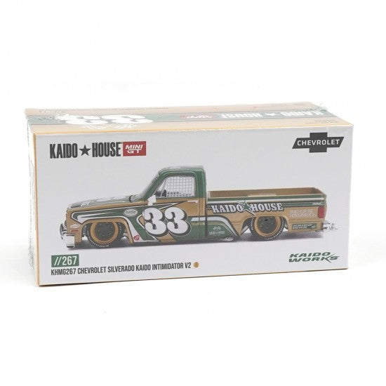 Chargez l'image dans la visionneuse de la galerie, CHEVROLET SILVERADO KAIDO INTIMIDATOR V2 1980 MINI GT 1:64
