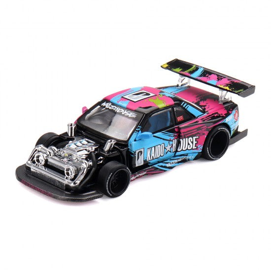 Laad de afbeelding in de Gallery-viewer, NISSAN SILVIA S13-R KAIDO SPLASH V1 1991 MINI GT 1:64
