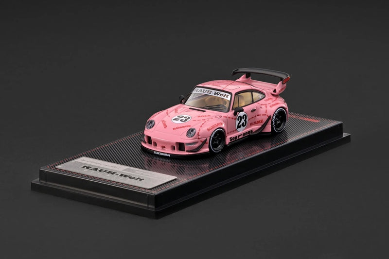 Laad de afbeelding in de Gallery-viewer, PORSCHE RWB 993 ROOS IGNITION MODEL 1:64
