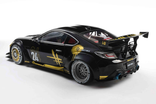 Toyota GR86 LIBERTY WALK BODY KIT BLACK & GOLD 2024 SOLIDO 1:18