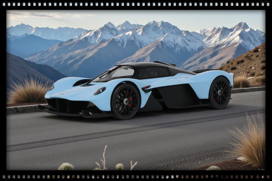 Aston MARTIN VALKYRIE BLUE 2023 GT SPIRIT 1:18