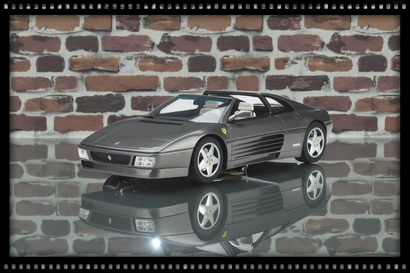 Load image into Gallery viewer, Ferrari 348 GTS SPIDER 1993 GRAY GT SPIRIT 1:18
