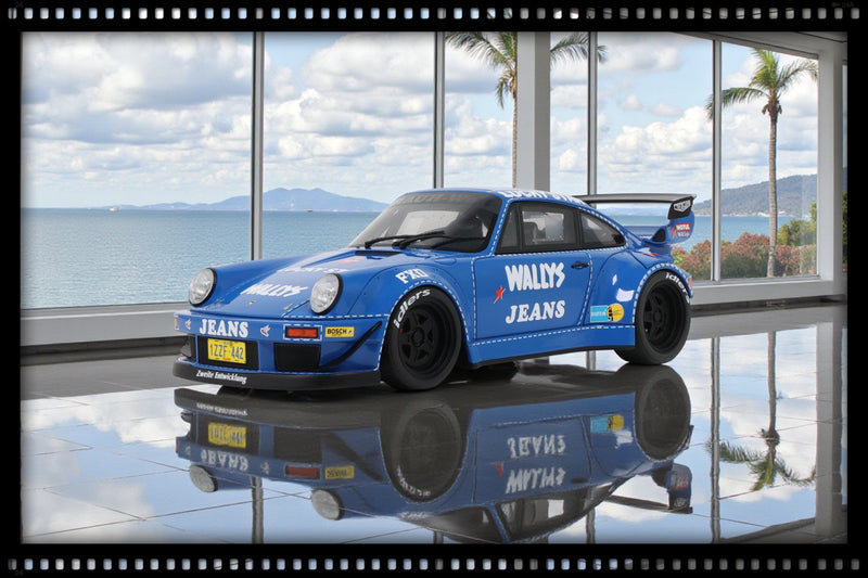 Load image into Gallery viewer, Porsche RWB OSHO ARROW BLUE GT SPIRIT 1:18
