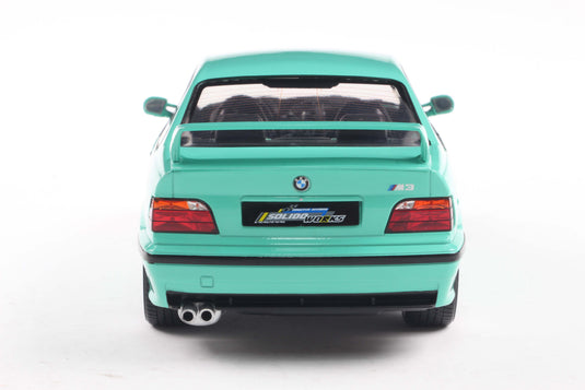 Bmw E36 M3 COUPE SOLIDO WORKS MINT GREEN 1991 SOLIDO 1:18