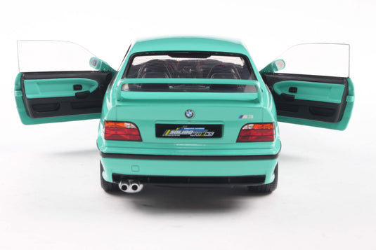Bmw E36 M3 COUPE SOLIDO WORKS MINT GREEN 1991 SOLIDO 1:18
