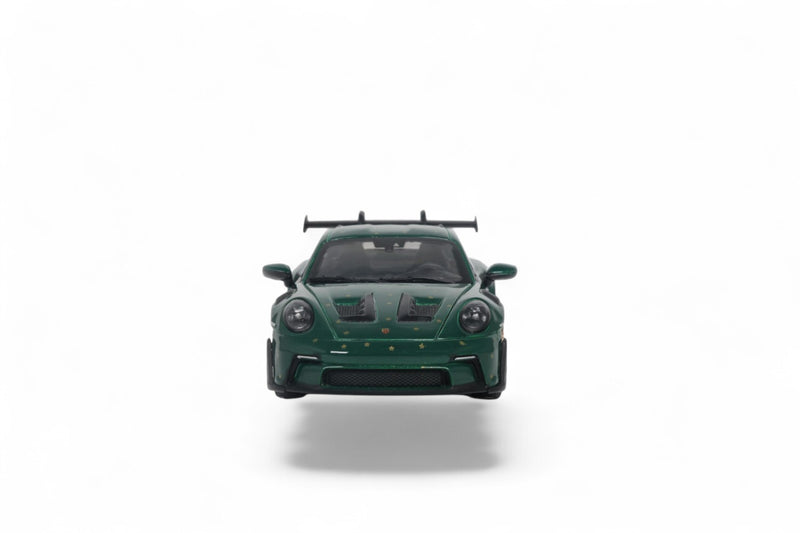 Chargez l'image dans la visionneuse de la galerie, PORSCHE 911 (992) GT3 RS ÉDITION DE NOËL #25 VERT 2026 SOLIDO 1:43
