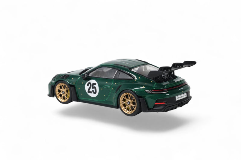 Chargez l'image dans la visionneuse de la galerie, PORSCHE 911 (992) GT3 RS ÉDITION DE NOËL #25 VERT 2026 SOLIDO 1:43
