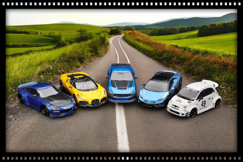 Load image into Gallery viewer, Ford MUSTANG DARK HORSE GRABBER BLUE 2024 TOP SPEED 1:18
