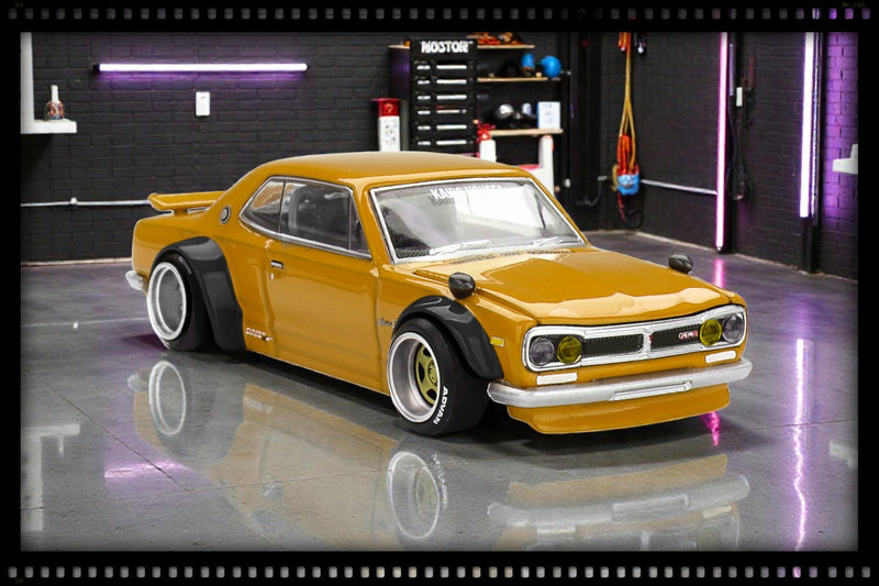 Chargez l'image dans la visionneuse de la galerie, NISSAN SKYLINE GT-R (KPGC10) KAIDO STREET V2 1969 MINI GT 1:64
