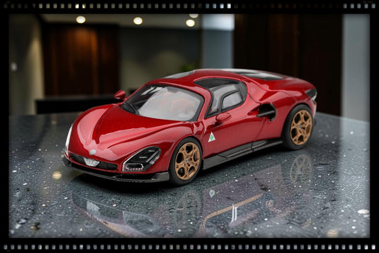 ALFA ROMEO 33 STRADALE ROUGE VILLA D'ESTE 2025 BBR Models 1:64