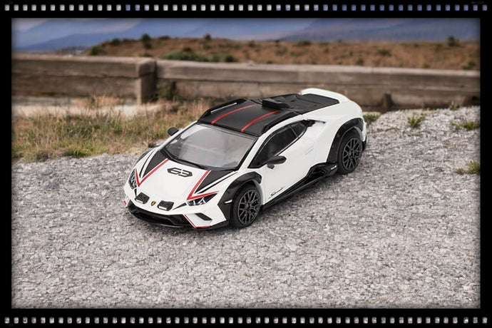 Lamborghini HURACÁN STERRATO BIANCO ASOPO 2023 (LHD) MINI GT 1:64