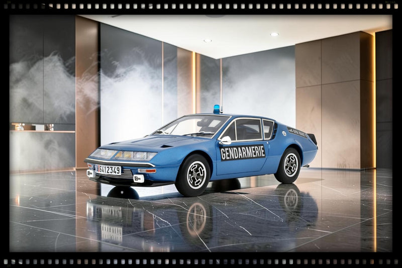 Chargez l'image dans la visionneuse de la galerie, ALPINE A310 1600VF GENDARMERIE BLEU 1974 OTTOmobile 1:18
