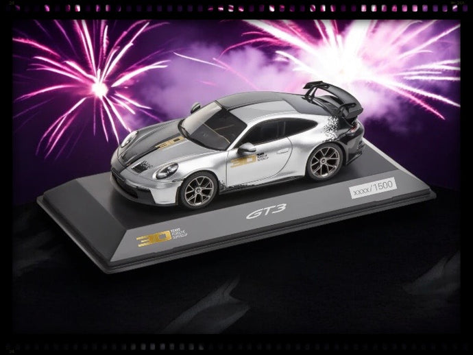 Porsche 911 GT3 30Y Supercup (Black/Grey/Gold) - LIMITED EDITION 1500 pieces - PORSCHE DEALERMODEL 1:43