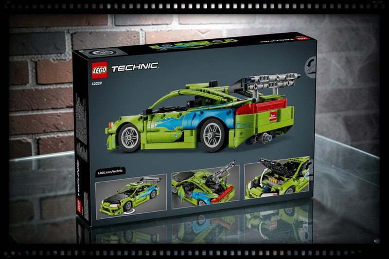 Laad de afbeelding in de Gallery-viewer, MITSUBISHI ECLIPSE GROEN FAST&amp;FURIOUS LEGO TECHNIC
