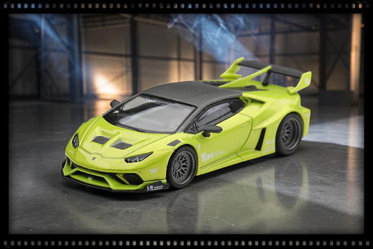 LAMBORGHINI HURACAN LB★WORKS LIME METALLIC 2023 MINI GT 1:64