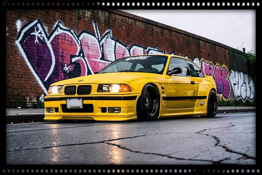 Bmw M3 COUPE PANDEM GEEL 1990 SOLIDO 1:18