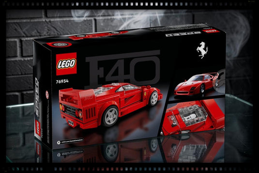 FERRARI F40 SUPERCAR ROOD LEGO SPEED CHAMPIONS