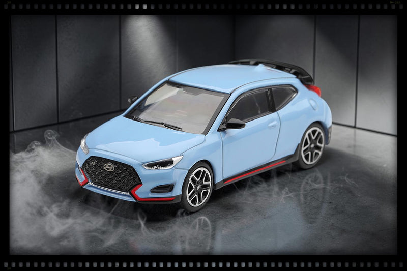 Chargez l'image dans la visionneuse de la galerie, HYUNDAI VELOSTER N PERFORMANCE BLEU MINI GT 1:64
