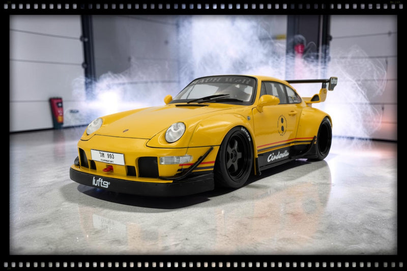 Chargez l'image dans la visionneuse de la galerie, PORSCHE RWB BODYKIT CINDERELLA JAUNE 2020 SOLIDO 1:18
