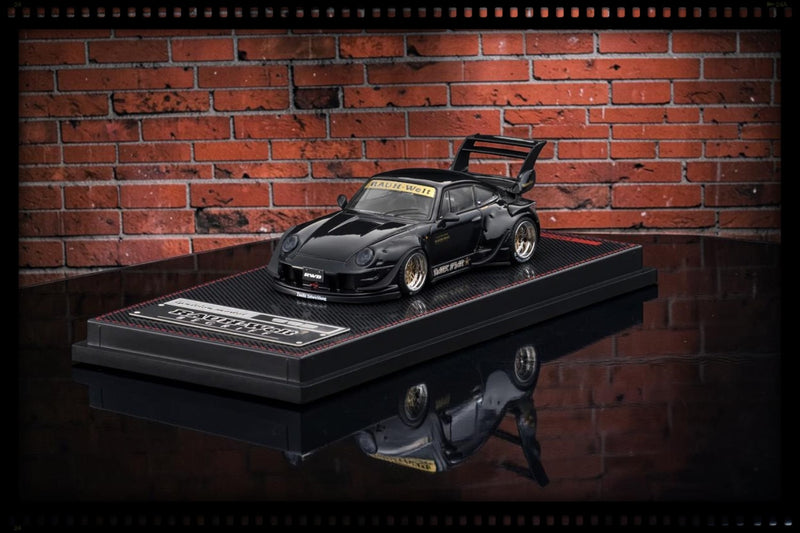 Chargez l'image dans la visionneuse de la galerie, PORSCHE RWB 993 NOIR IGNITION MODEL 1:64
