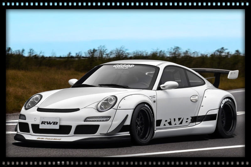 Load image into Gallery viewer, Porsche RWB 997 GT3 White IGNITION MODEL 1:18
