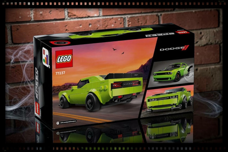 Chargez l'image dans la visionneuse de la galerie, DODGE CHALLENGER SRT HELLCAT VERT LEGO SPEED CHAMPIONS
