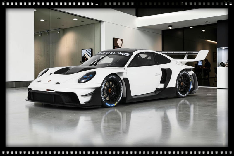 Load image into Gallery viewer, PORSCHE 911 (992.1) GT3 R RENNSPORT WHITE 2023 GT SPIRIT 1:18
