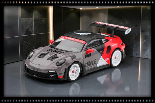 PORSCHE 911 (992) GT3 RS STAPLE X INOZETEK 2025 MINI GT 1:64
