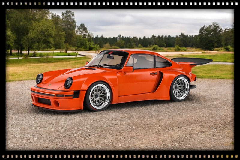 Laad de afbeelding in de Gallery-viewer, PORSCHE RWB KS-R ORANJE 2022 SOLIDO 1:18
