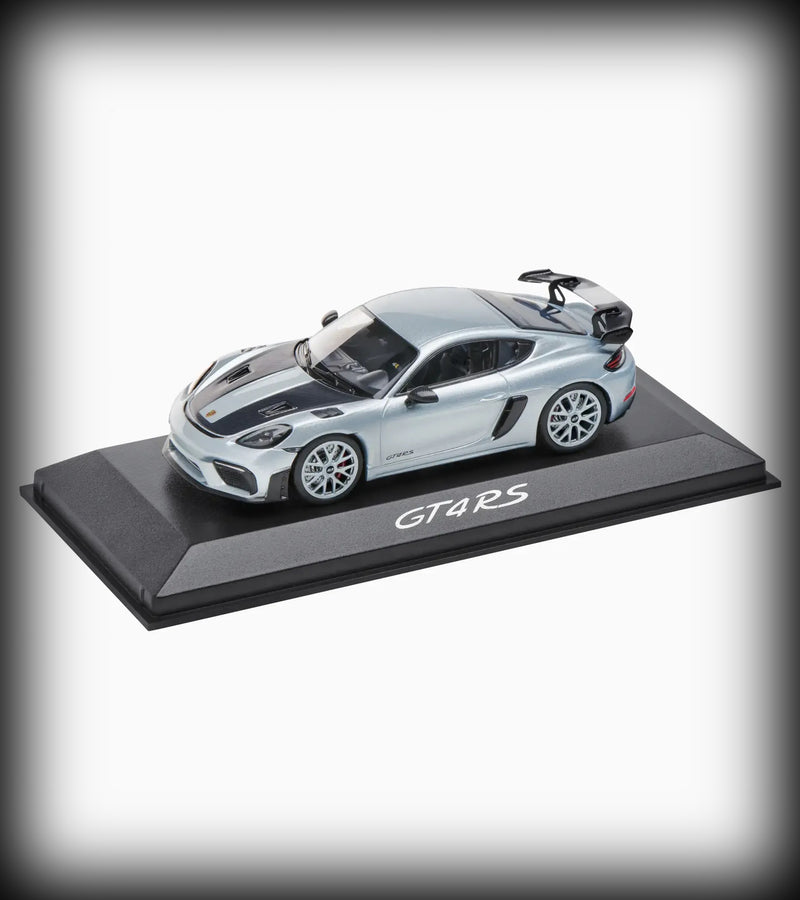Load image into Gallery viewer, Porsche 718 CAYMAN GT4 RS Grey PORSCHE DEALERMODEL 1:43
