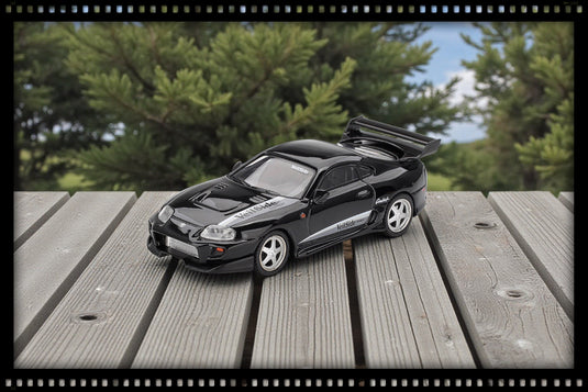 Toyota SUPRA MK4 (A80) VEILSIDE COMBAT V-II BLACK 2011 (LHD) MINI GT 1:64