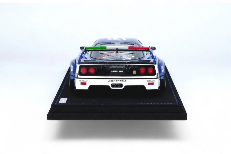 Load image into Gallery viewer, Ferrari LBWK F40 Tokyo Salon 2023 Blue/White INNO18 Models 1:18
