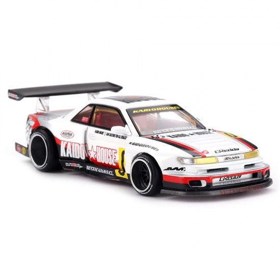 Chargez l'image dans la visionneuse de la galerie, NISSAN SILVIA S13-R SPÉCIFICATION CIRCUIT V1 1991 MINI GT 1:64
