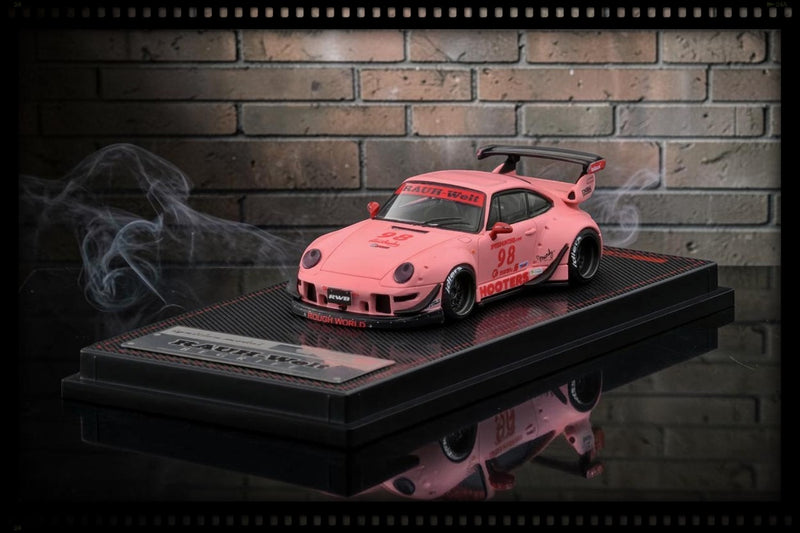 Chargez l'image dans la visionneuse de la galerie, PORSCHE RWB 993 ROSE MAT IGNITION MODEL 1:64
