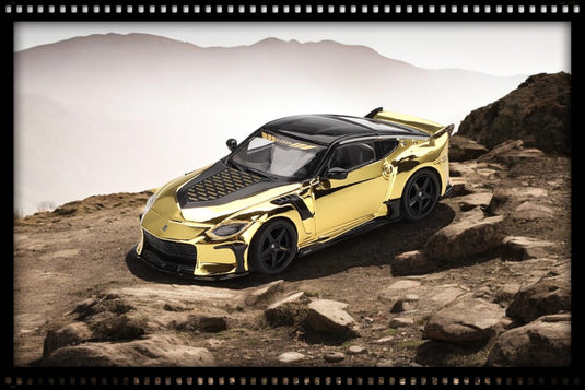 Nissan Z400 VEILSIDE FFZ400 GOLD/CHROME 2024 (LHD) MINI GT 1:64