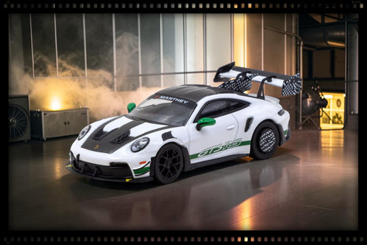 PORSCHE GT3RS (992.1) MANTHEY RACING WHITE 2025 TARMAC WORKS 1:64